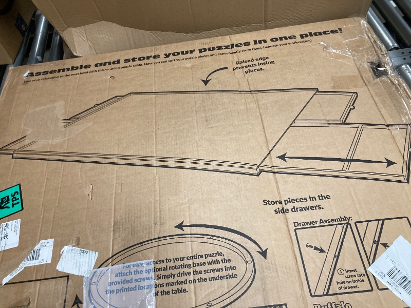 Photo 1 of *Damage to corner* Buffalo Games and Puzzles, Puzzle Board