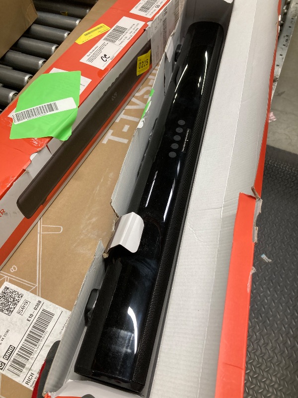 Photo 1 of *No Remote/No Cord* Sound Bar for TV, 60W Soundbar TV Speakers, 2.1 ch Home Theater with Subwoofer Boost, 3 Equalizer Modes, Soundbar for TV/PC/Gaming/Projectors, Bluetooth, OPT, COX, USB & AUX Wall Mountable