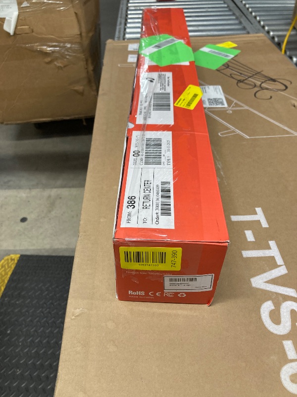 Photo 1 of Sound Bar for TV, 60W Soundbar TV Speakers, 2.1 ch Home Theater with Subwoofer Boost, 3 Equalizer Modes, Soundbar for TV/PC/Gaming/Projectors, Bluetooth, OPT, COX, USB & AUX Wall Mountable