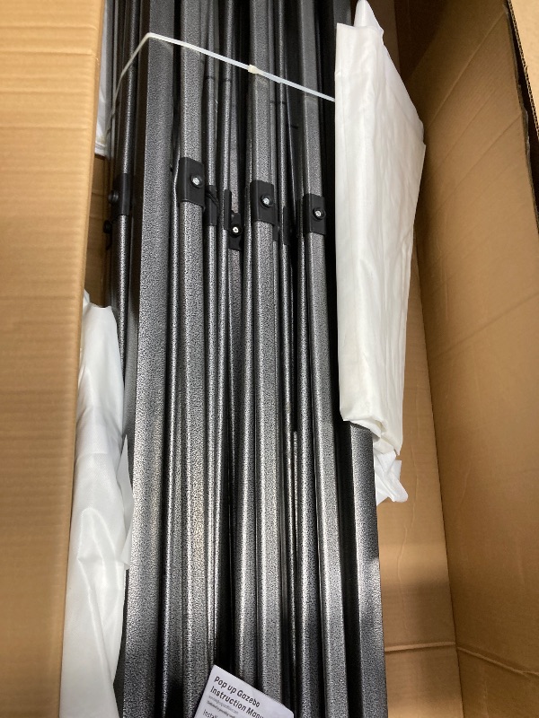 Photo 1 of *Dirty* COBIZI 10x15 Pop up Canopy Heavy Duty Party Tent with 4 Sidewalls,Outdoor Waterproof Pop up Canopy Tent Event Shelter for Parties,Commercial-Series,Camping,Event,White(Frame Thickened)