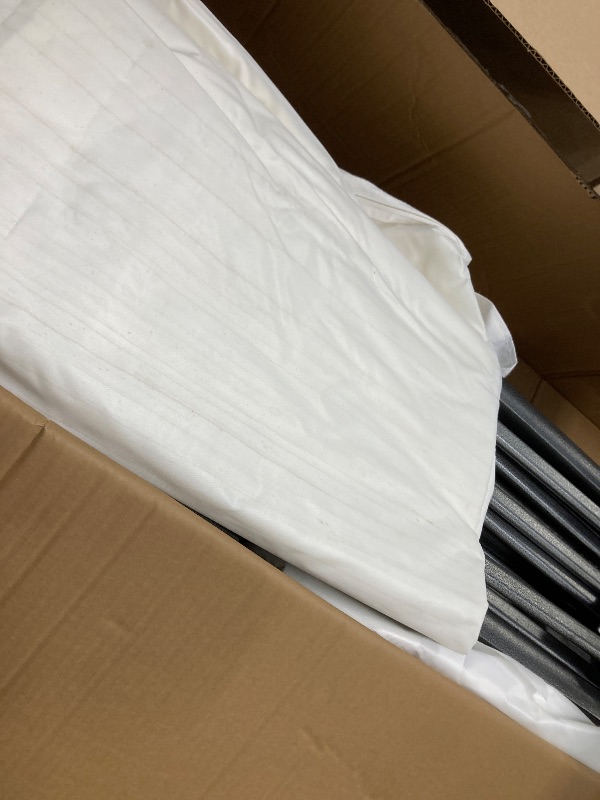 Photo 1 of *Dirty* COBIZI 10x15 Pop up Canopy Heavy Duty Party Tent with 4 Sidewalls,Outdoor Waterproof Pop up Canopy Tent Event Shelter for Parties,Commercial-Series,Camping,Event,White(Frame Thickened)