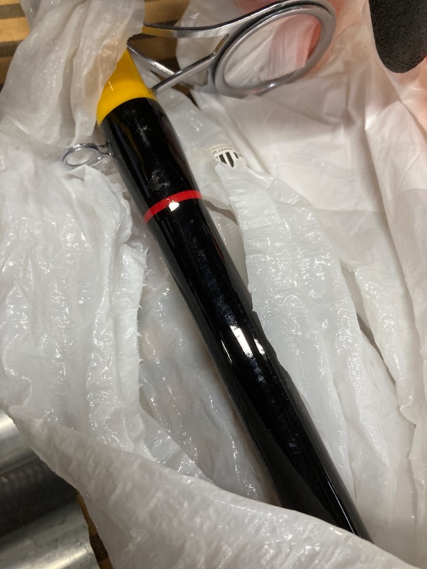 Photo 1 of *Rod has light scratches* Ugly Stik Bigwater Spinning Fishing Rod,Black/Red/Yellow