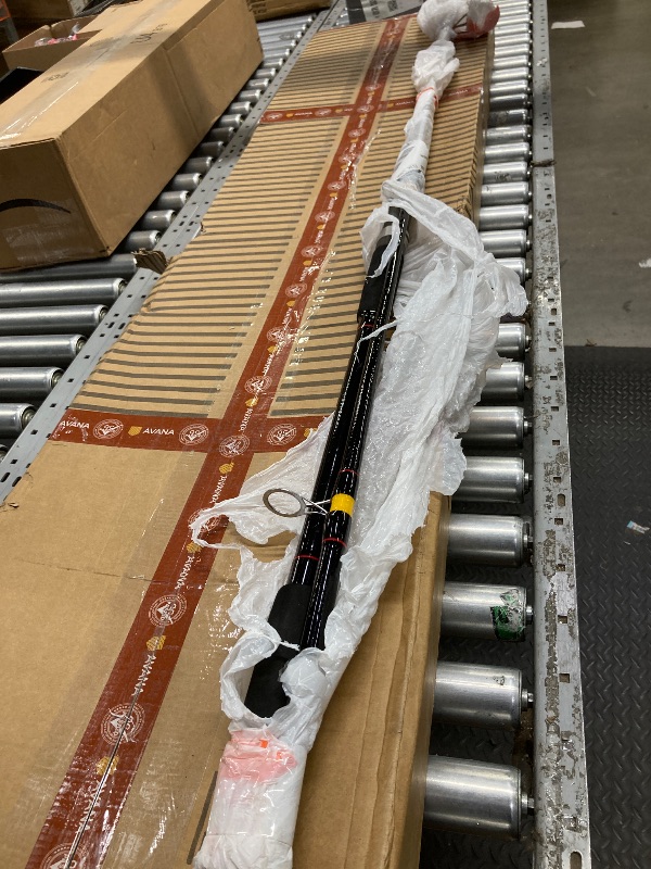 Photo 1 of *Rod has light scratches* Ugly Stik Bigwater Spinning Fishing Rod,Black/Red/Yellow