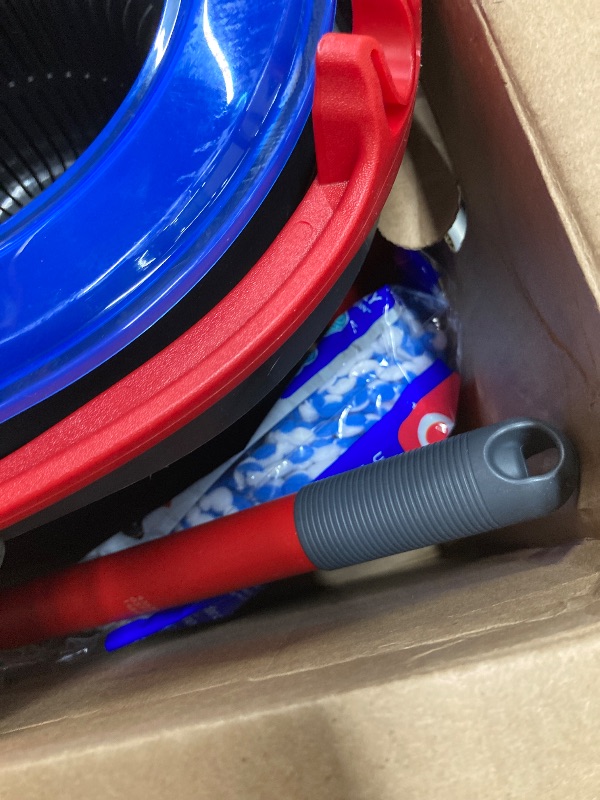 Photo 1 of *Container cracked* O-Cedar, Easywring Rinse Clean Microfiber Spin Mop System, 1 Count