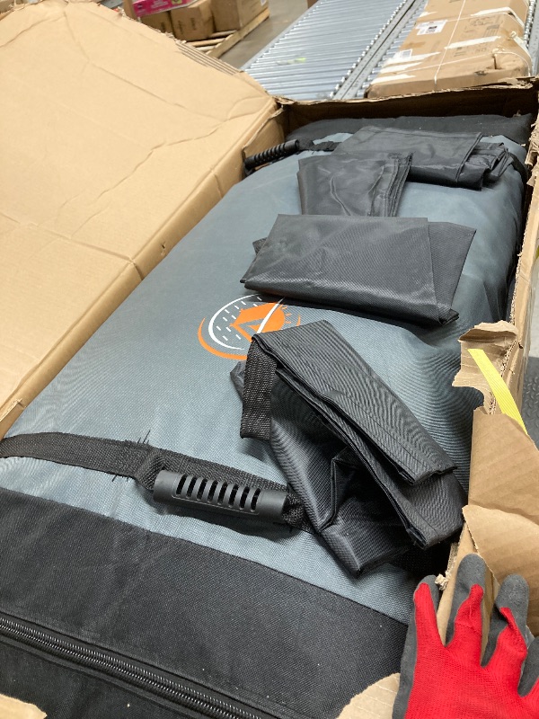 Photo 1 of *HEAVY* Scratched feet* HOTEEL 10x30 Pop Up Canopy with 8 Sidewalls, UV 50+ and Waterproof Party Tent 10×30, Thickened Frame, Large Space Easy Pop Up Canopy, Outdoor Tent for Weddings, Beaches, Parties, Patio (White)