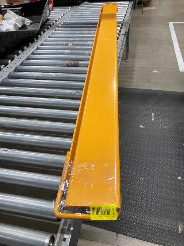 Photo 1 of *Scratched* *HEAVY* YINTATECH Pallet Forks Extensions, 84inch Length Forklift Extensions 4.5inch Width, Heavy Duty Fork Extensions for Forklifts, 1 Pair, Yellow