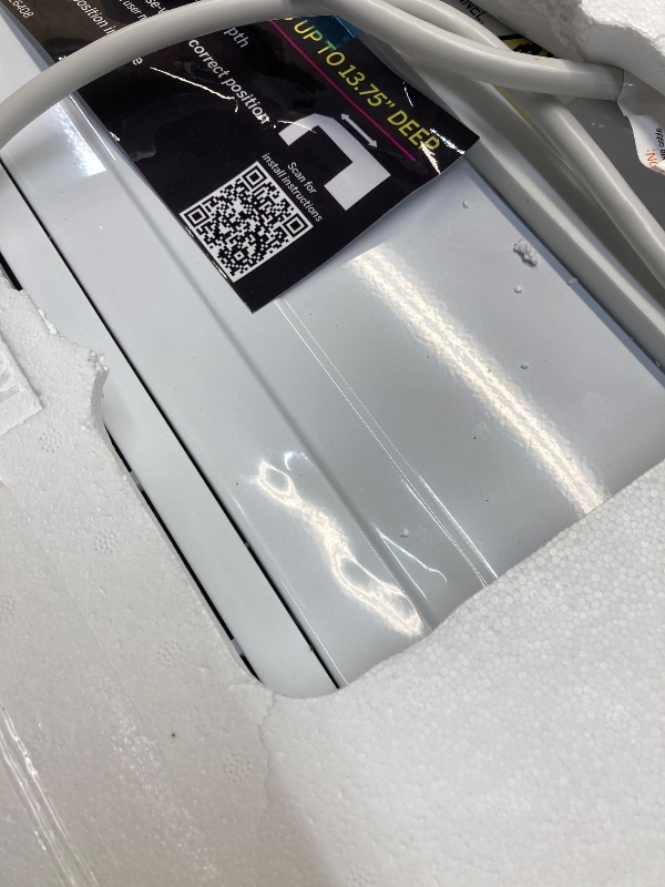 Photo 1 of *Dent on top/Noisy?* GE Profile ClearView Inverter Window Air Conditioner Unit, 10,300 BTU, U-Shaped Adjustable Depth, Energy Efficient Cooling up to 450 sq ft., Ultra Quiet, SMART Home Capable, Includes Remote, White