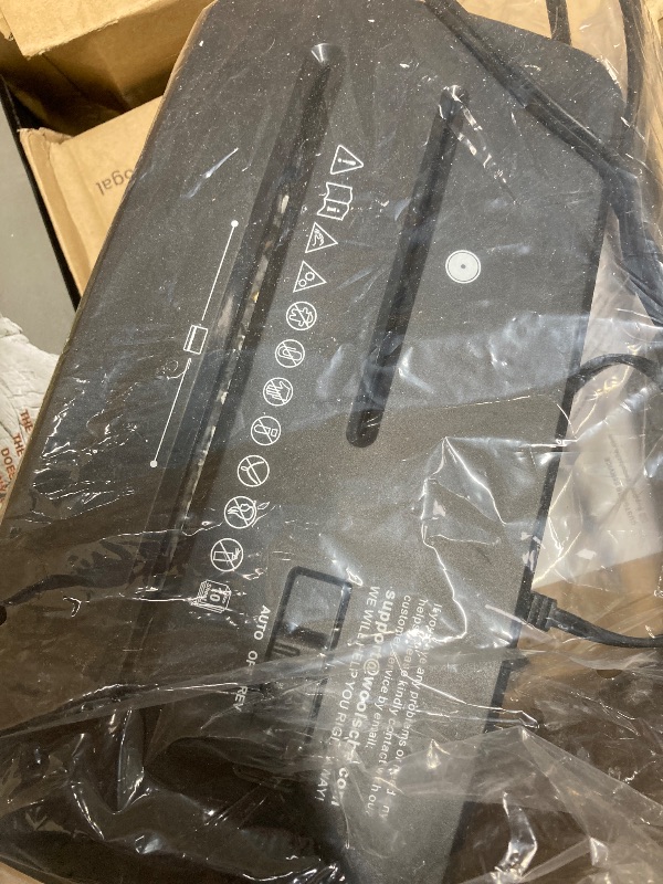 Photo 1 of *PARTS ONLY* Woolsche Paper Shredder,10-Sheet Cross Cut with 3.43-Gallon Basket, P-4 Security Level,3-Mode Design - Shreds CD and Credit Card,Durable,Fast and Jam Proof for Home Office (ETL Certified)