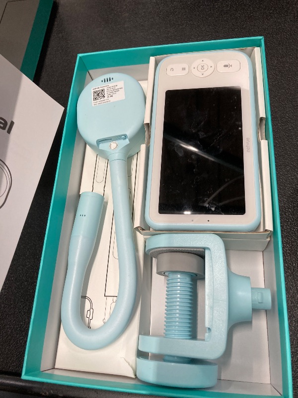 Photo 1 of *USED/Not charged?* NETVUE Upgraded Baby Camera Monitor Video - 5000mAh Baby Monitor with Camera and Audio, 5" Display, 4 in 1 Bracket Meets The Needs in All Scenarios, Smart Phone App, Cry Detection
