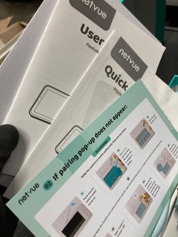 Photo 1 of *USED/Not charged?* NETVUE Upgraded Baby Camera Monitor Video - 5000mAh Baby Monitor with Camera and Audio, 5" Display, 4 in 1 Bracket Meets The Needs in All Scenarios, Smart Phone App, Cry Detection