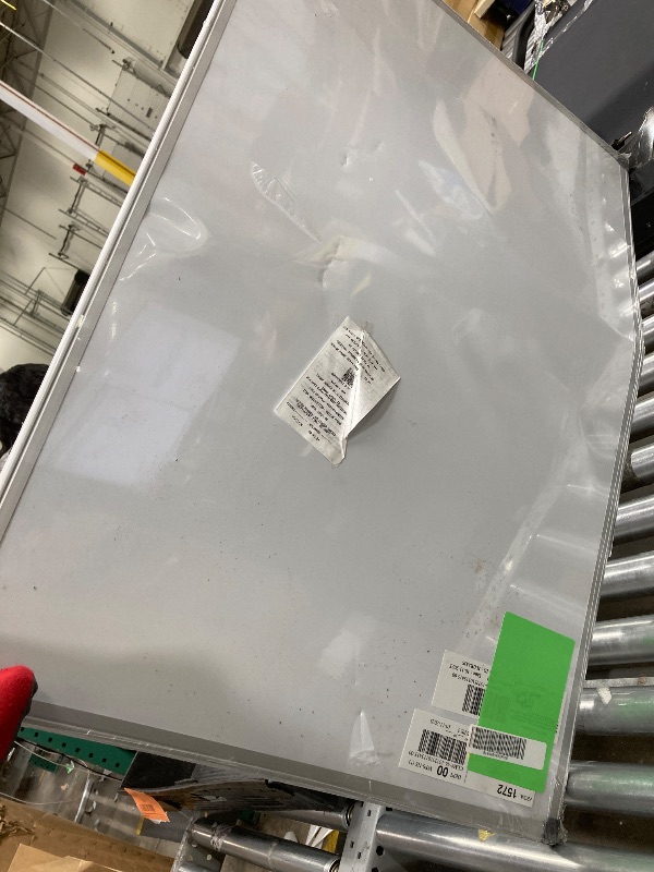 Photo 1 of *Bent in middle* VUSIGN Magnetic Dry Erase Whiteboard, 36 X 24 Inches, Wall Mounted with Pen Tray, Silver Aluminium Frame