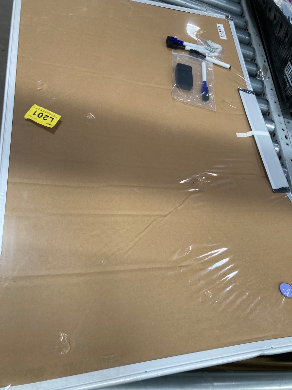 Photo 1 of *Bent in middle* VUSIGN Magnetic Dry Erase Whiteboard, 36 X 24 Inches, Wall Mounted with Pen Tray, Silver Aluminium Frame