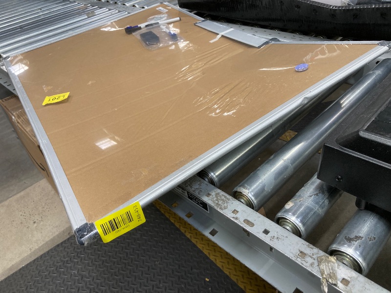 Photo 1 of *Bent in middle* VUSIGN Magnetic Dry Erase Whiteboard, 36 X 24 Inches, Wall Mounted with Pen Tray, Silver Aluminium Frame