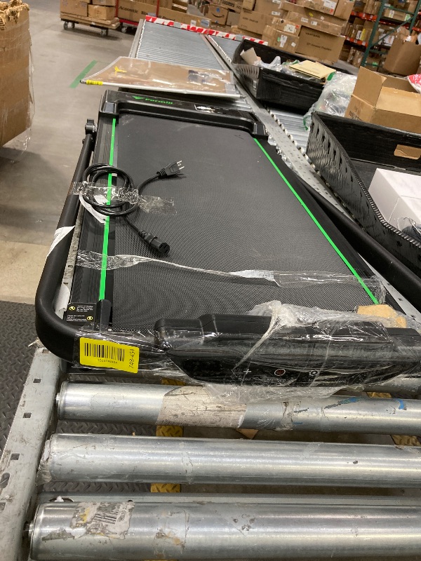 Photo 1 of *Dirty/Sticky?* Treadmill 2 in 1 for Home/Office,Patbrela 300 Lbs Walking Pad Treadmill with HandleBar,Under Desk Treadmill with Mat, Touch Control,LED Display & Remote Control
