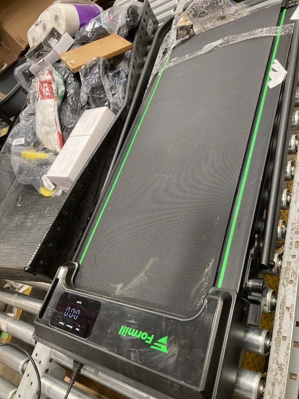 Photo 1 of *Dirty/Sticky?* Treadmill 2 in 1 for Home/Office,Patbrela 300 Lbs Walking Pad Treadmill with HandleBar,Under Desk Treadmill with Mat, Touch Control,LED Display & Remote Control
