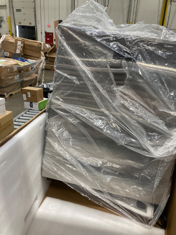 Photo 1 of *Don't know if it works/ Liquid?* 4-Shelf Electric Fan Circulated Hot Box Food Warmer for Holding 4" D Full-Size Steam Table Pans, Countertop Heated Holding Cabinet for Pizza Pretzel, Catering Warming Oven w/Water Tray, 120V, 600W