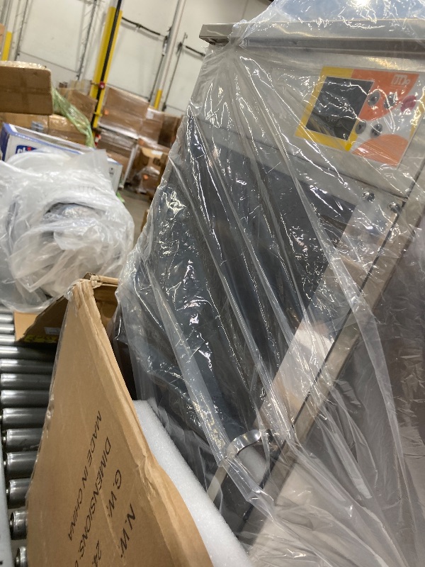 Photo 1 of *Don't know if it works/ Liquid?* 4-Shelf Electric Fan Circulated Hot Box Food Warmer for Holding 4" D Full-Size Steam Table Pans, Countertop Heated Holding Cabinet for Pizza Pretzel, Catering Warming Oven w/Water Tray, 120V, 600W