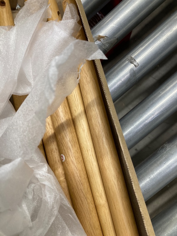 Photo 1 of ***(DAMAGE -ONE BROKEN LEG - SELLING AS PARTS ONLY)*** 
Christopher Knight Home GDFStudio Christopher Knight Home Truda Mid Century Modern Fabric Barstools Set of 2 in Charcoal