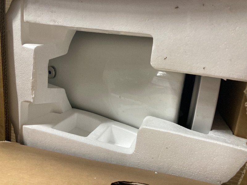 Photo 1 of ***(MISSING PARTS SELLING AS IS)*** Casta Diva Smart Toilet with Tank, Foam Dispenser, Soft-Close Lid, Foot Kick & Off-seat Auto Flush, Heated Seat, Warm Water & Dryer, Blackout Flush, 1.06 GPF Digital Display (CD-Y010L)