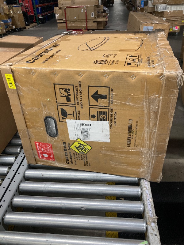 Photo 1 of ***(MISSING PARTS SELLING AS IS)*** Casta Diva Smart Toilet with Tank, Foam Dispenser, Soft-Close Lid, Foot Kick & Off-seat Auto Flush, Heated Seat, Warm Water & Dryer, Blackout Flush, 1.06 GPF Digital Display (CD-Y010L)