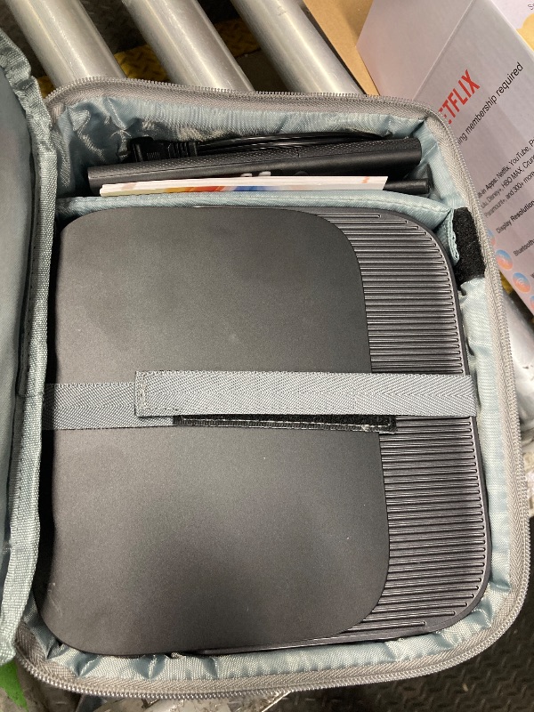 Photo 1 of [2025 Netflix-Licensed | 386+ Built-in Apps] DBPOWER E2 Smart Projector with WiFi and Bluetooth, Mini Projector 4K Support with Netflix, Youtube, Disney+, Hulu, Max, Crunchyroll w Portable Case