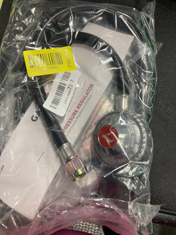 Photo 1 of 2 FT Universal Grill Regulator and Hose for Most LP Gas Grill, Replacement for Charbroil, Nexgrill, Weber, Napoleon S85001, Fire Pit Table, QCC1/Type1 Hose with Regulator, 3/8" Female Flare Nut