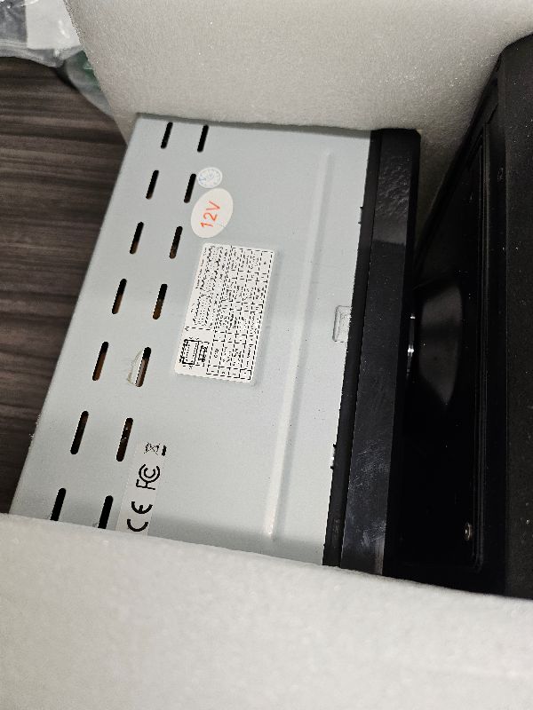 Photo 1 of **BROKEN SCREEN-SEE PIC***Motorized 2G+64G Single Din Radio with Wireless Carplay -10.4inch HD Vertical Rotatable Touch Screen- Wireless Android Auto FM/RDS EQ GPS Bluetooth with WiFi 50UIs USB MirrorLink Backup Camera