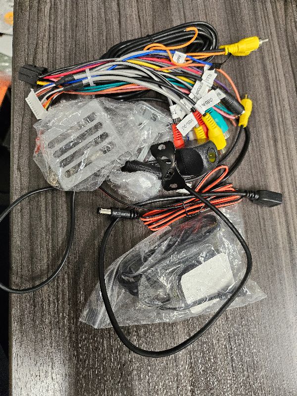 Photo 1 of **BROKEN SCREEN-SEE PIC***Motorized 2G+64G Single Din Radio with Wireless Carplay -10.4inch HD Vertical Rotatable Touch Screen- Wireless Android Auto FM/RDS EQ GPS Bluetooth with WiFi 50UIs USB MirrorLink Backup Camera