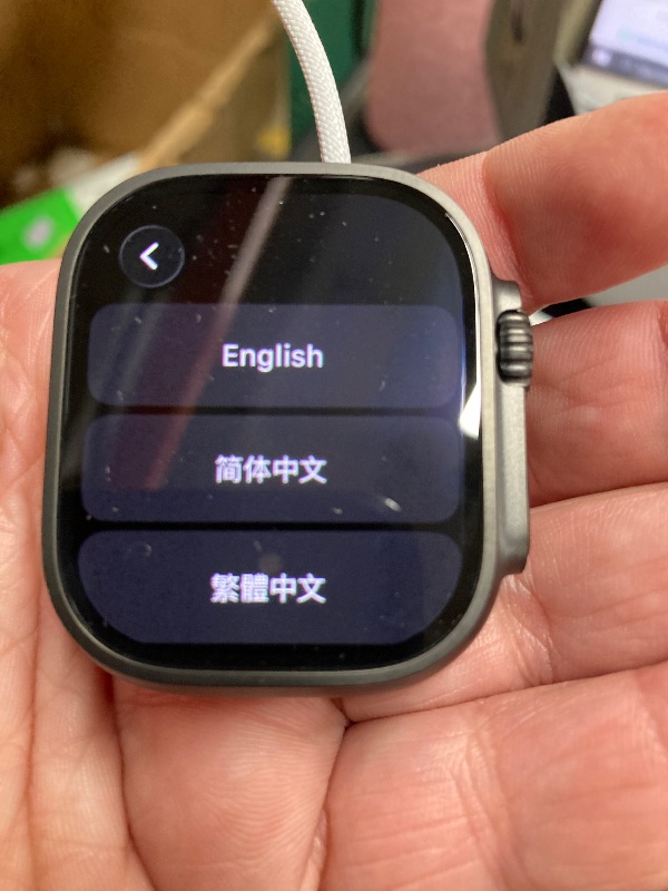 Photo 8 of Apple Watch Ultra 3 [GPS + Cellular 49mm] Running & Multisport Smartwatch w/Rugged Titanium Case w/Black/Charcoal Trail Loop - M/L. Satellite Communications, Advanced Health & Fitness Tracking