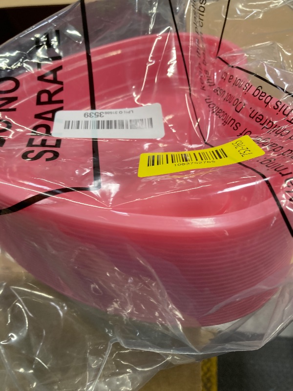 Photo 1 of **MISSING LIDS***FoldTier 25 Pack 34 oz Heart Shaped Food Storage Containers Valentine‘s Day Heart Box with Clear Lid Pink Plastic Seasoning Plates Dessert and Lunch Box for Kitchen Restaurant Fruit Vegetable Food