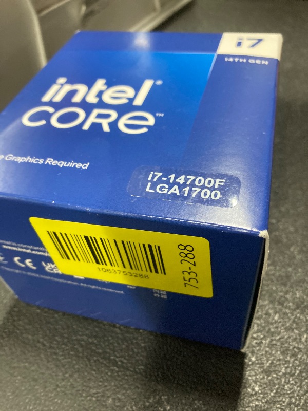 Photo 1 of ++CLOSED BY FACTORY++Intel Core i7-14700F Desktop Processor 20 cores (8 P-cores + 12 E-cores) up to 5.4 GHz