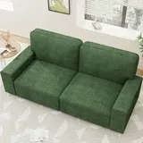 Photo 1 of ****2 BOX***AAQZ 87" Comfy Sofa for Living Room, 3 Seater Chenille Fabric Couch for Small Space, Green