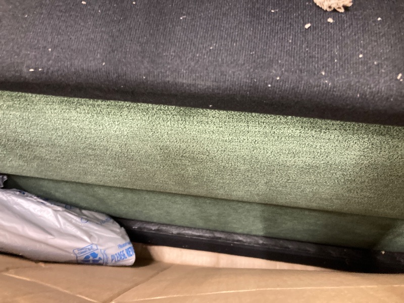 Photo 1 of ****2 BOX***AAQZ 87" Comfy Sofa for Living Room, 3 Seater Chenille Fabric Couch for Small Space, Green