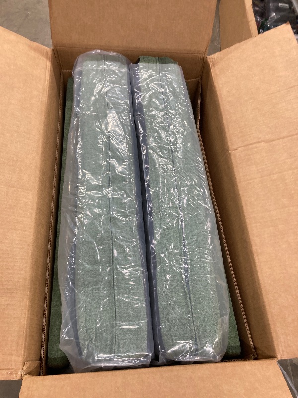 Photo 1 of ****2 BOX***AAQZ 87" Comfy Sofa for Living Room, 3 Seater Chenille Fabric Couch for Small Space, Green