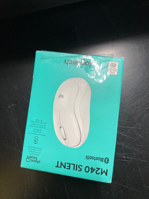 Photo 1 of ***(PART ONLY -SELLING AS IS )*** 
Logitech M240 Silent Bluetooth Mouse, Wireless, Compact, Portable, Smooth Tracking, 18-Month Battery, for Windows, macOS, ChromeOS, Compatible with PC, Mac, Laptop, Tablets - Off White