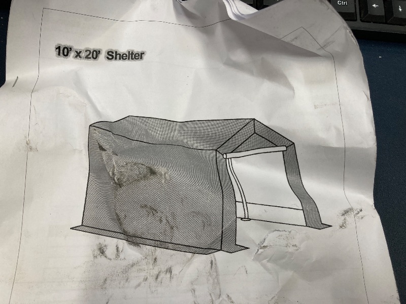 Photo 1 of 10x20 Carport, Heavy Duty Carports Portable Outdoor Garage Shelter for All Season (Gray)