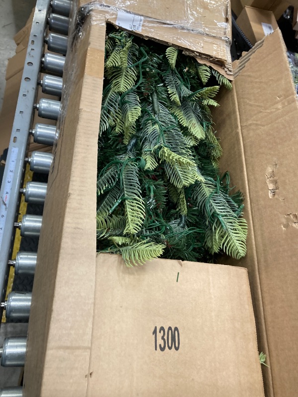 Photo 1 of ****reference image&***' Pre-Lit Madison Pine Green Artificial Christmas Tree with Color-Changing LED Lights, by Holiday Time