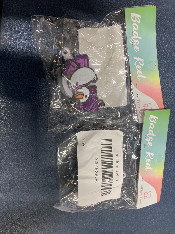 Photo 1 of *** 2 pack&&***Halloween Badge Reel Retractable with ID Clip Funny Goose Acrylic Badge Clip for Holiday RN CNA Nurse Students Nursing Teacher Office