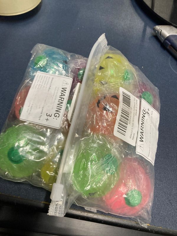 Photo 1 of ***2*** 6 Pack Halloween Pumpkins Squeeze Toys Stress Balls Fidget Squishy Toys for Kids Girls Boys Halloween Goodie Bags Fillers Party Favors Treat Bag Gifts
