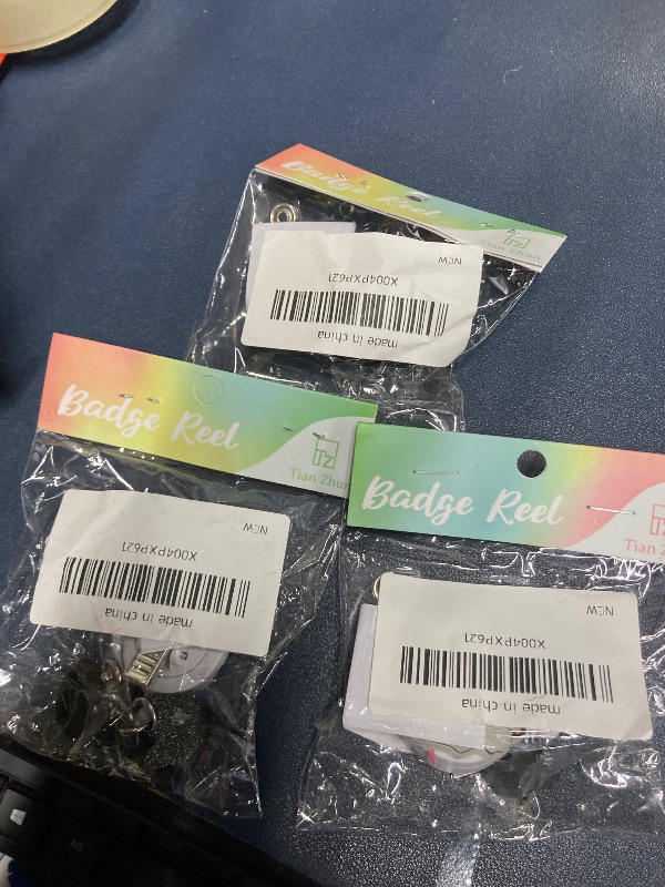 Photo 1 of **** 3 PACK***Halloween Glow in The Dark Badge Reel Retractable with ID Clip Spook Cat Luminous Badge Clip for Holiday Nurses Nursing Students Teachers Office