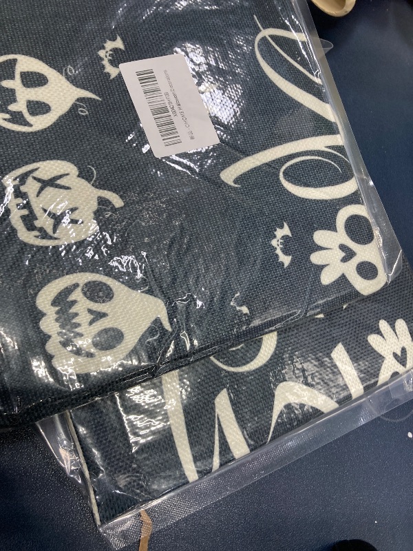 Photo 1 of ***2 PACK***OHOME Halloween Decorations - Halloween Pillow Covers 18x18 | Halloween Decor Indoor Outdoor - Skeleton Ghost Pumpkin Throw Pillows for Room Office - Trick or Treat Party Decorations Favors,2 PCS