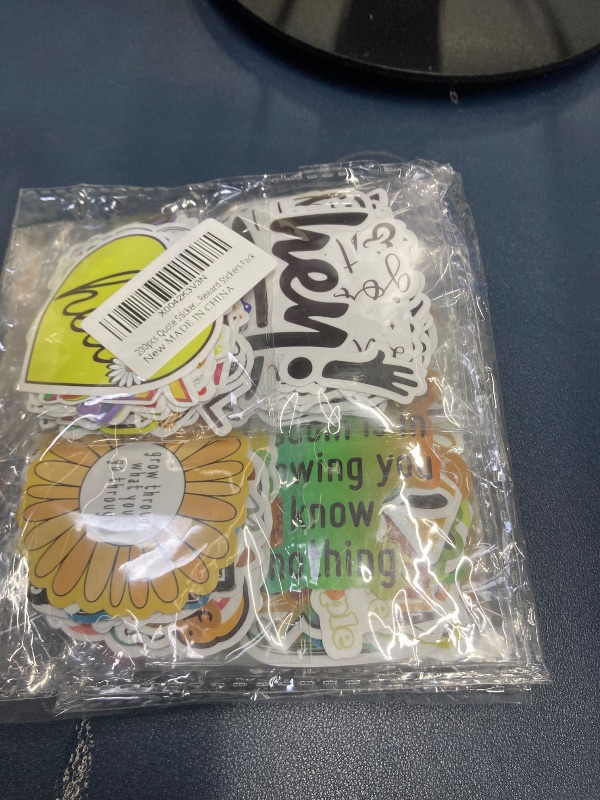 Photo 1 of **** 2 PACK***200PCS Motivational Quote Stickers Encouraging Positive Affirmation Sticker for Water Bottle Journal Laptop Decals Phone Skateboard, Inspirational Gift for Teen Adult Student Teacher Employees