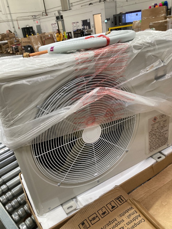 Photo 1 of 18000 BTU 19 SEER2 Mini Split AC Heat Pump Inverter, 230V Ductless System, Cools Heats 1250 Sq.Ft, R32 Series with Installation Kits