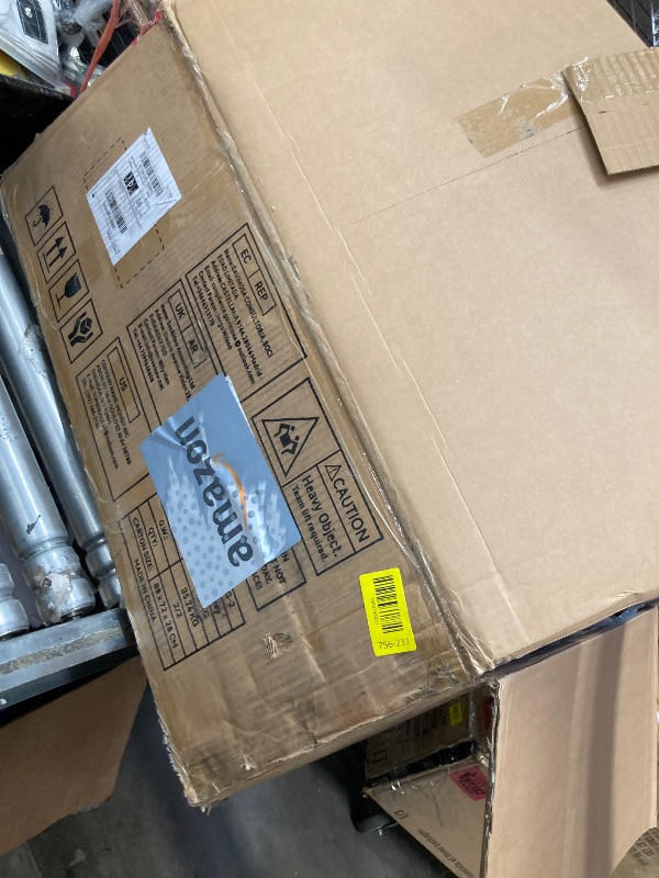 Photo 1 of **BOX B ONLY/INCOMPLETE SET/MISSING PARTS**Vesgantti 109" L Shaped Cloud Sectional Couch, Comfy Corduroy Upholstered Modular Couches for Living Room, Modern 3 Seater Sectional Sofa with Ottoman Deep Seat, Dark Grey