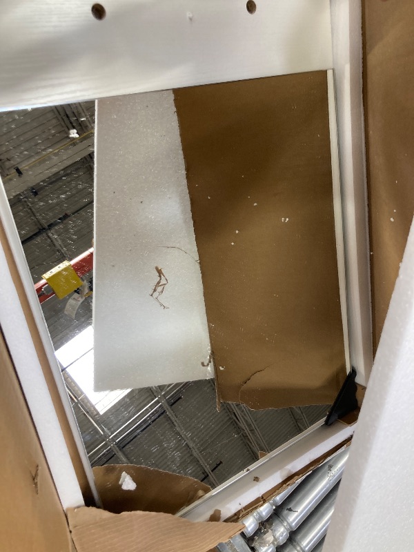 Photo 1 of ***********ONLY MIRROR********PARTIAL SET****** GarveeHome 61 in Make Up Vanity Desk with Mirror and Lights, White Vanity with 8 Wide Storage Drawers & 2 Tier Shelves, 3 Lighting Modes with Adjustable Brightness for Bedroom