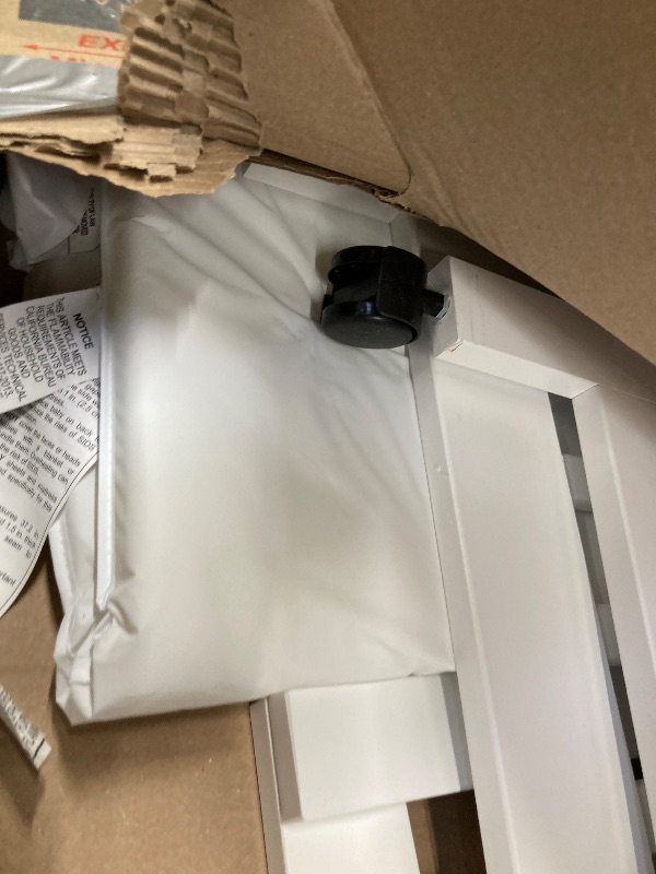 Photo 1 of **********PHOTO REFERENCE******** Portable Baby Bedside Bassinet,Foldable Mini Crib,and Mattress Included,Heights Bassinet Bedside Sleeper,2025 Wood Baby Bed,White