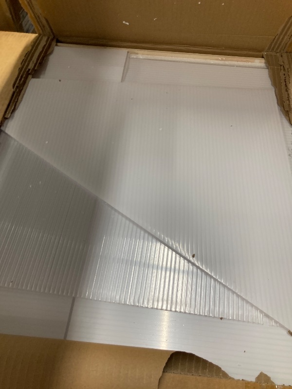 Photo 1 of ***Missing box 1***

8x12 FT Greenhouse for Outdoors, Polycarbonate Greenhouse with Roof Vent, Ground Nails, Lockable Push Door, Aluminum Large Walk-in Green House for Outside Garden Backyard, Patio, Lawn