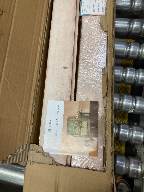 Photo 1 of ***REQUIRES ASSEMBLY****
FOLKOR Vintage Canvas Frame for 20x24 Oil Paintings, 2.8" Extra Wide DIY Wood Canvas Frame For Baroque Victorian Paintings Art Prints Class Artwork Designer Show, No Glass & Back (Gold)