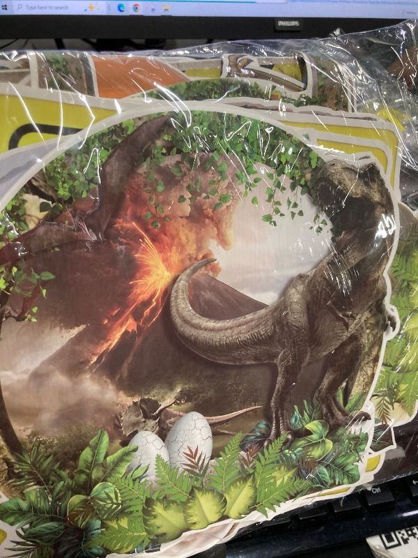 Photo 1 of 165Pcs Dinosaur Happy Birthday Balloons Arch Garland Kit, 6Pcs Balloons for Jungle Dinosaur Themed Party Baby Shower Decorations Supplies Kids Boys