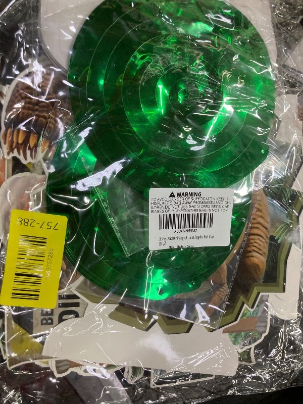 Photo 1 of 165Pcs Dinosaur Happy Birthday Balloons Arch Garland Kit, 6Pcs Balloons for Jungle Dinosaur Themed Party Baby Shower Decorations Supplies Kids Boys